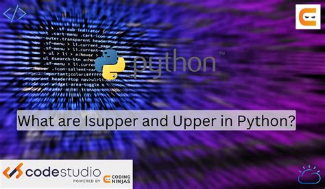 isupper c++|isupper python.